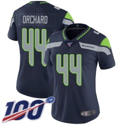 Limited Women's Nate Orchard Navy Blue Home Jersey - #44 Football Seattle Seahawks 100th Season Vapor Untouchable