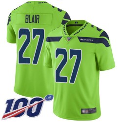 Limited Youth Marquise Blair Green Jersey - #27 Football Seattle Seahawks 100th Season Rush Vapor Untouchable