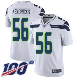 Limited Youth Mychal Kendricks White Road Jersey - #56 Football Seattle Seahawks 100th Season Vapor Untouchable
