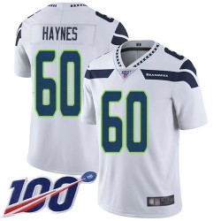 Limited Youth Phil Haynes White Road Jersey - #60 Football Seattle Seahawks 100th Season Vapor Untouchable