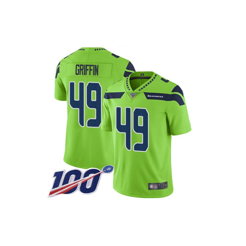 Limited Youth Shaquem Griffin Green Jersey - #49 Football Seattle