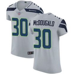 Elite Men's Bradley McDougald Grey Alternate Jersey - #30 Football Seattle Seahawks